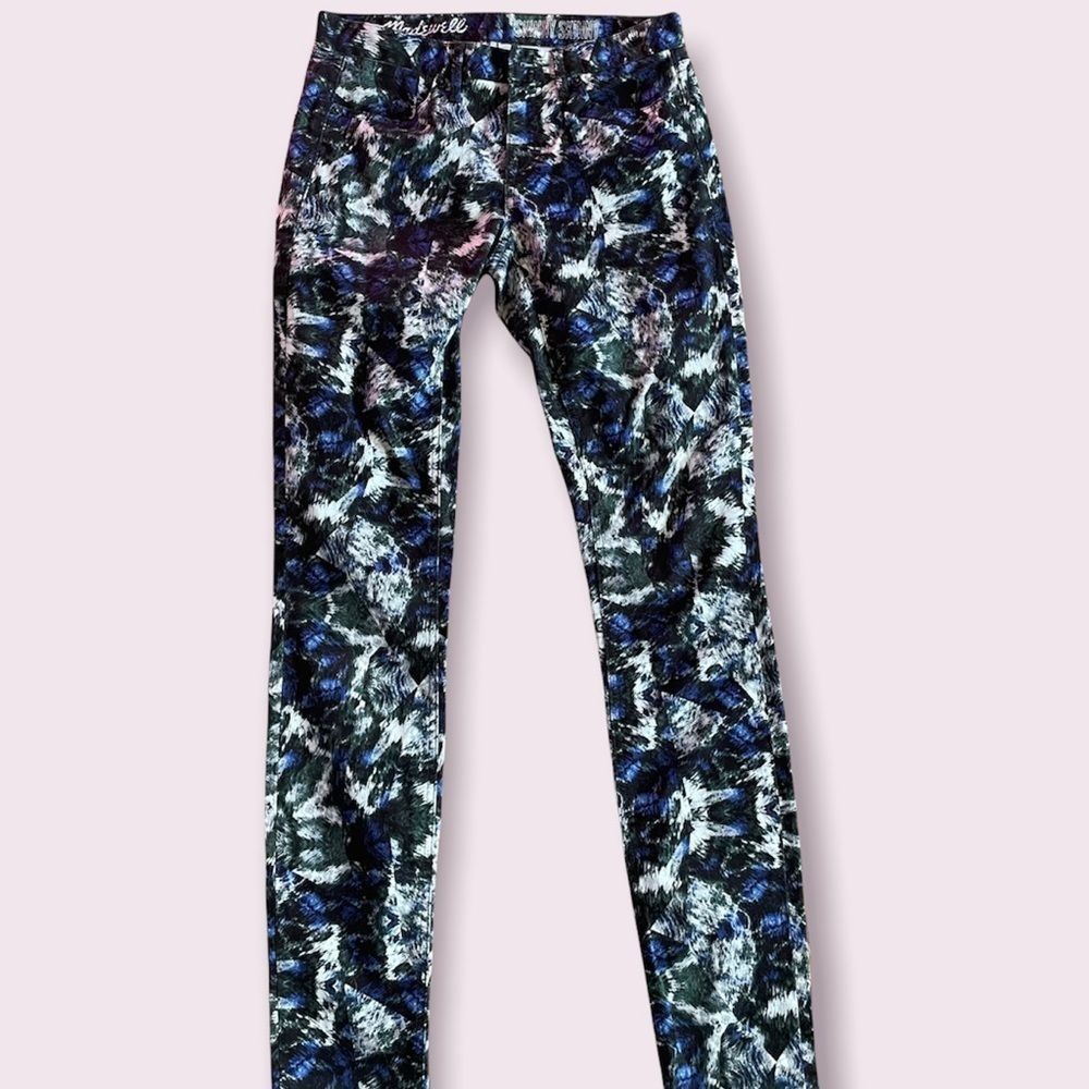 Madewell Skinny Skinny Brushstroke Jeans - Size 26 x 34 